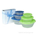 Round food storage container set